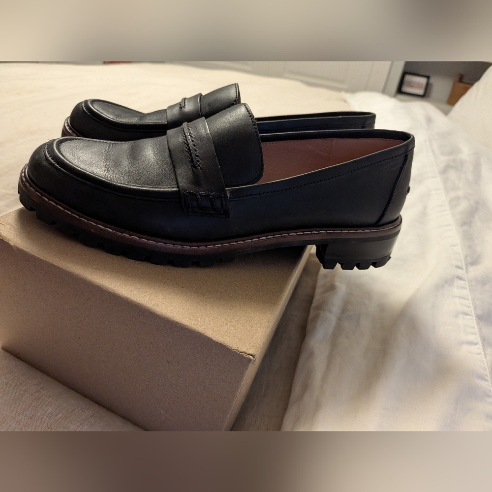 EUC Madewell Corinne Lugsole Loafer, 8 - Picture 4 of 7